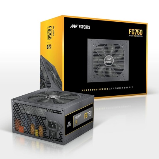 Ant Esports FG750 750 Watt 80 Plus Gold Power Supply